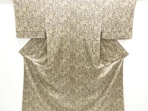 花模様小紋着物